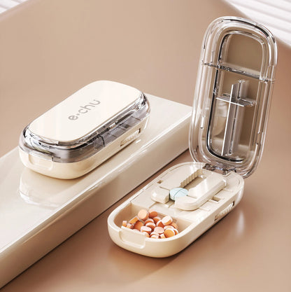 Portable Pill Cutter & Organizer