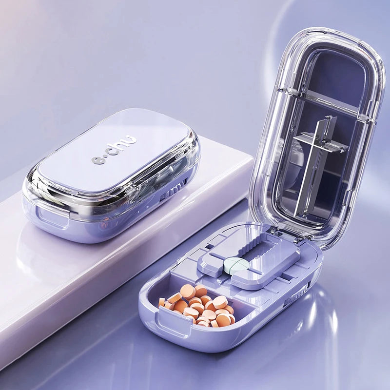 Portable Pill Cutter & Organizer