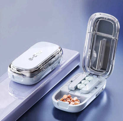 Portable Pill Cutter & Organizer