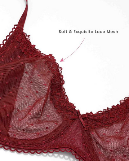 WhisperLace™ Balconette Bra