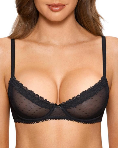 WhisperLace™ Balconette Bra