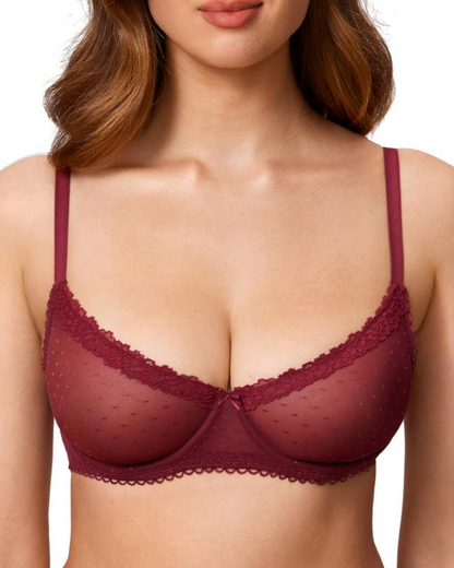 WhisperLace™ Balconette Bra