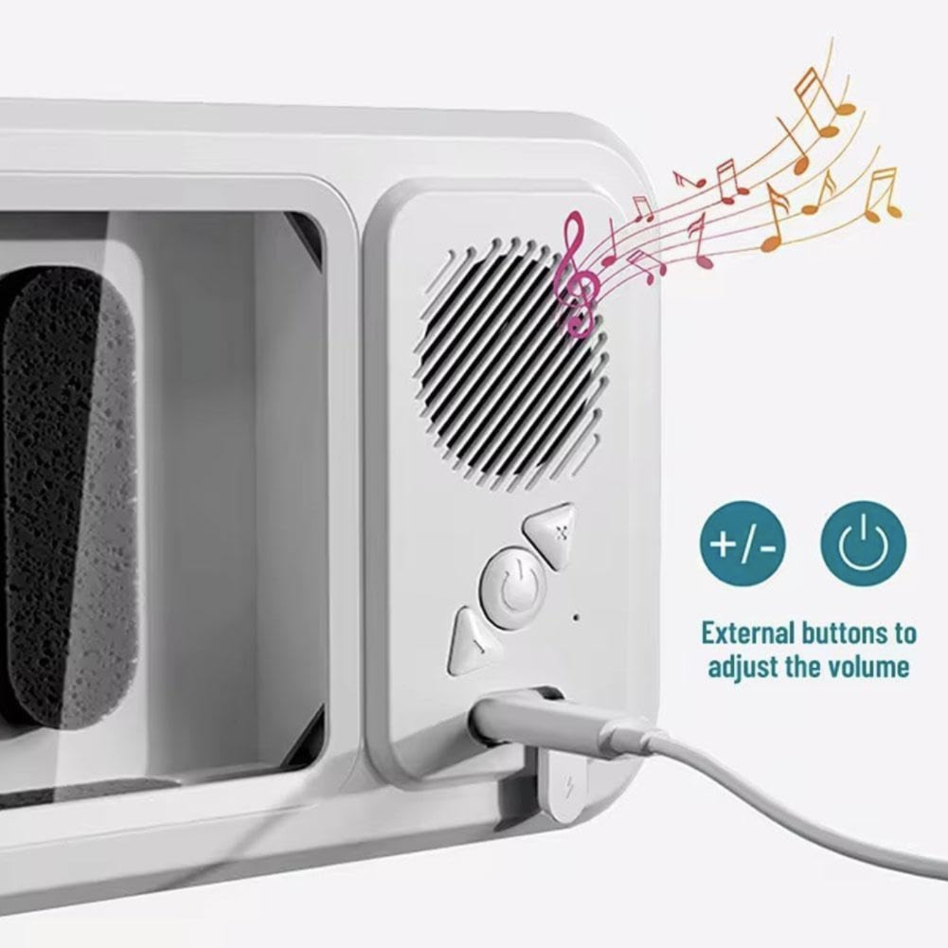 Shower Phone Holder with Bluetooth Speaker