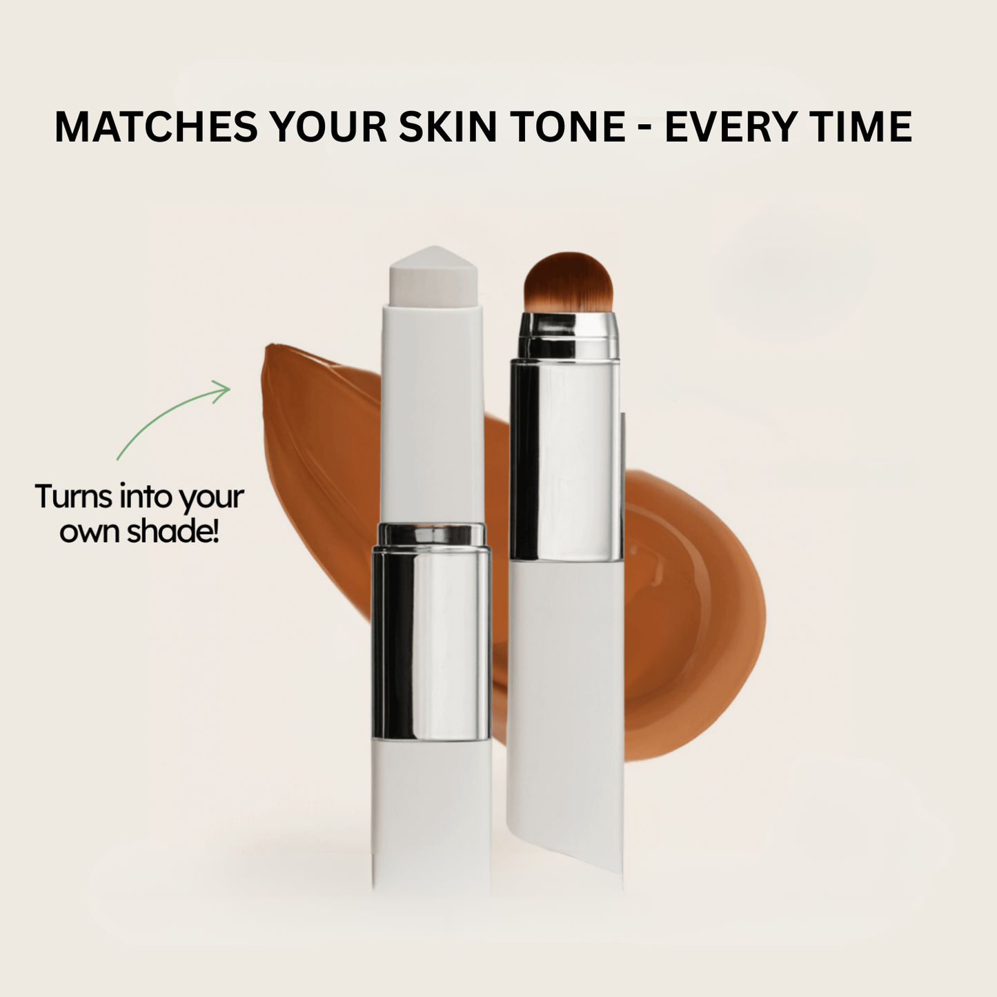 LumineSkin® Color-Changing Foundation Stick